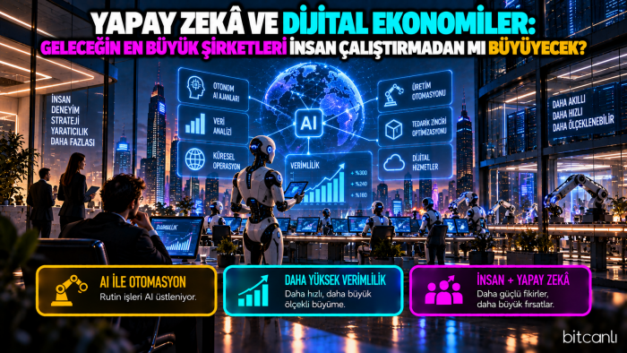 Yapay Zekâ ve Dijital Ekonomiler: Geleceğin En Büyük Şirketleri İnsan Çalıştırmadan mı Büyüyecek?